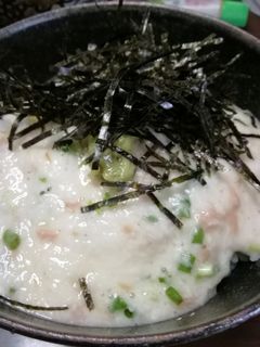 暑い日にサッパリとろろご飯シーチキン-レシピのメイン写真