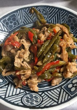 カラフル豚肉の味噌炒め-レシピのメイン写真