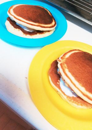 ホットケーキの水きりヨーグルトサンド-レシピのメイン写真