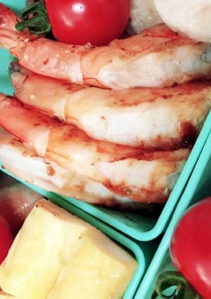 お弁当が豪華に見えるエビソテー-レシピのメイン写真