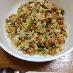 รูปของ 一歳離乳食完了期　大好き！納豆チャーハン