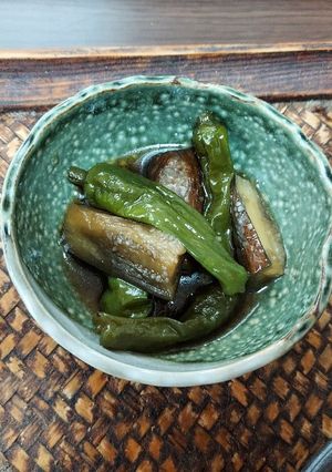 なすとししとうの焼きびたし-レシピのメイン写真