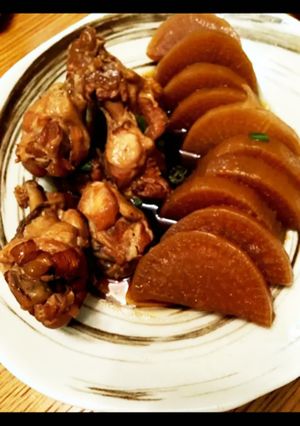 お父さんレシピ『手羽元と大根の煮物』-レシピのメイン写真