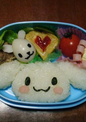 簡単♪可愛い♪シナモンのキャラ弁-レシピのメイン写真