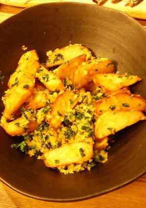 ポテトのにんにくパン粉炒め-レシピのメイン写真