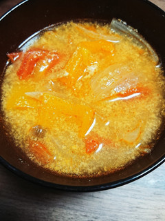 カレー缶で作る 簡単 トマト野菜スープ-レシピのメイン写真