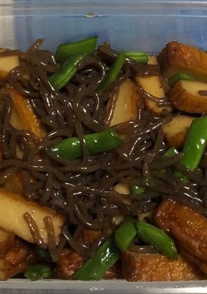 こんにゃくのピリ辛炒め-レシピのメイン写真