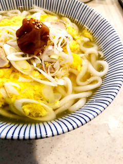 ※梅と生姜の鳥塩うどん※-レシピのメイン写真