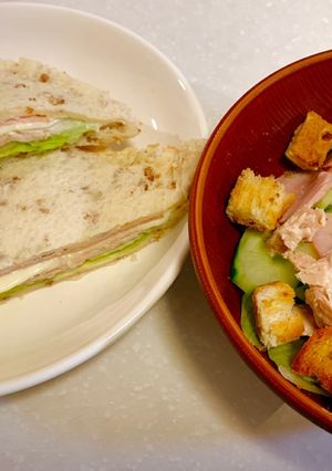 崩れないサンドイッチ☆#お弁当#運動会-レシピのメイン写真