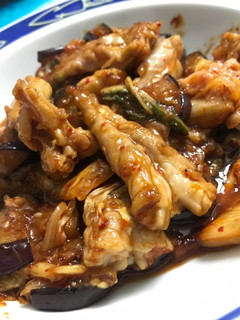 超簡単!鶏肉とナスのキムチ炒め!-レシピのメイン写真
