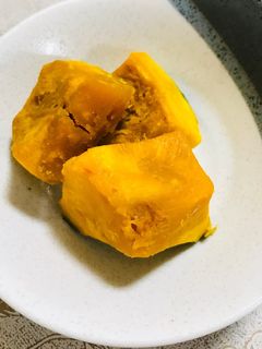 レンジで簡単ホクホク☆かぼちゃの煮物-レシピのメイン写真