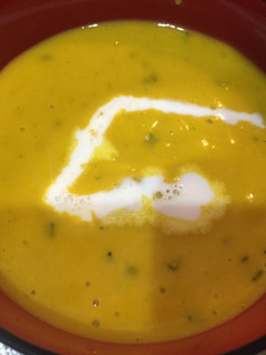 【豆乳で作る】かぼちゃのスープ-レシピのメイン写真