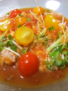 そうめんを冷製スープで-レシピのメイン写真