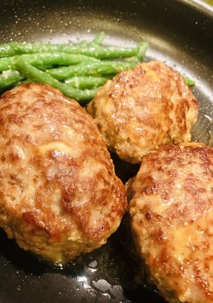 豚こまの味噌チーズハンバーグ-レシピのメイン写真