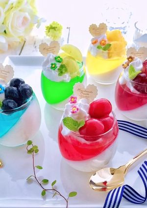 10円駄菓子でインスタ映え激安簡単ゼリー-レシピのメイン写真