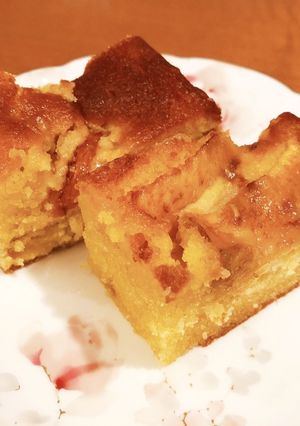黄桃のアーモンドケーキ-レシピのメイン写真