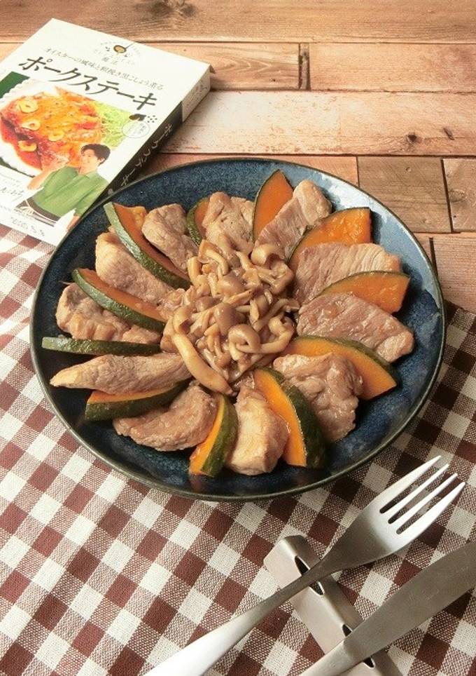 豚肉とかぼちゃのポークソテー-レシピのメイン写真