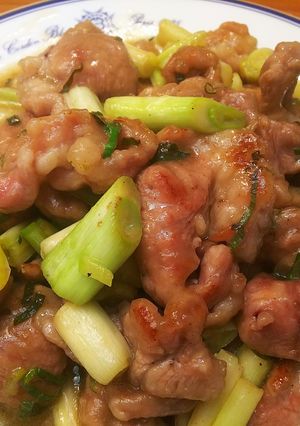 簡単中華・豚肉と長葱の旨塩炒め-レシピのメイン写真