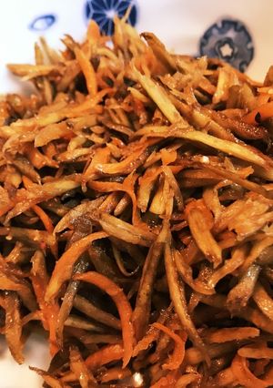 ご飯のお供に☆我が家のきんぴらごぼう-レシピのメイン写真