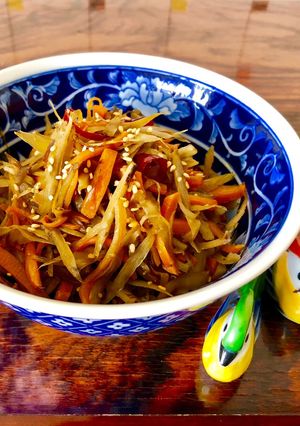 お馴染み♪金平牛蒡＊副菜・作り置き-レシピのメイン写真