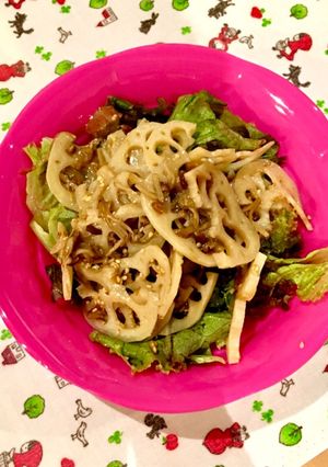 甘め味 レンコンの炒め煮-レシピのメイン写真