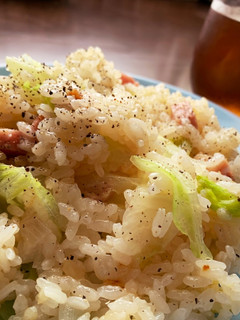ベーコンとレタスの炊飯器ピラフ-レシピのメイン写真