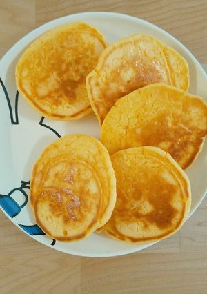 娘も大好き！砂糖無し米粉パンケーキ-レシピのメイン写真