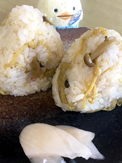 なめたけで カレー風味のきのこおにぎり-レシピのメイン写真