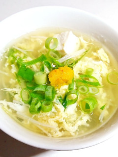 柚子香る水菜の簡単スープ-レシピのメイン写真