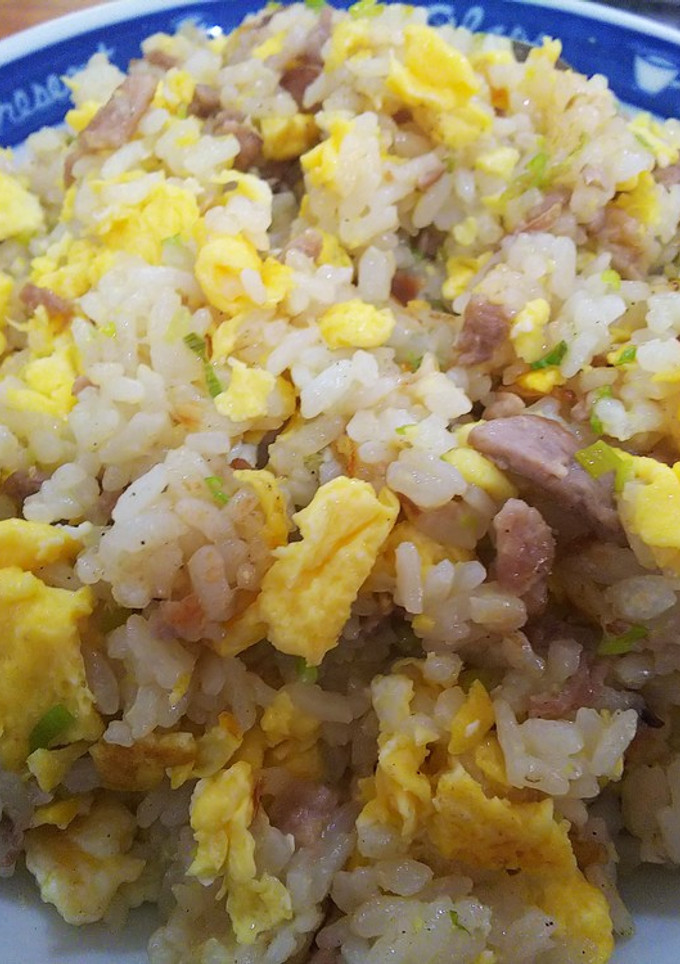 簡単中華・卵と長葱だけの炒飯-レシピのメイン写真