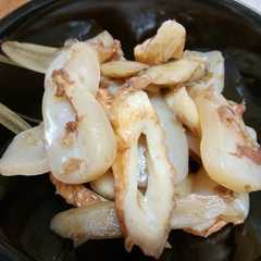 รูปของ お弁当に！ちくわとこんにゃくの煮物