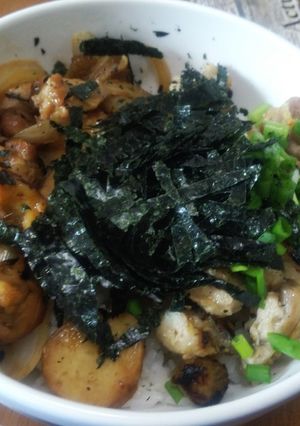 タレ！塩！余った焼き鳥で男子大好き丼★-レシピのメイン写真
