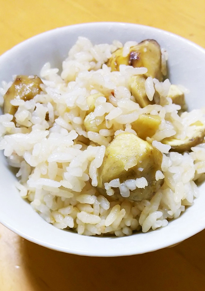 我が家の栗ごはん　栗ご飯 醤油味-レシピのメイン写真