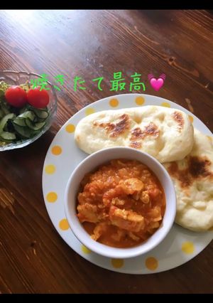 フライパンで♡簡単手作りナン-レシピのメイン写真