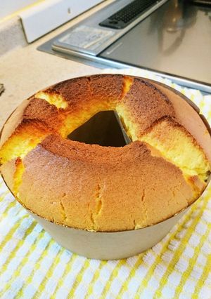 全卵で柔らか基本のシフォンケーキ︎♥゛-レシピのメイン写真