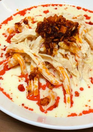 食べるラー油と豆乳の坦々麺風そうめん-レシピのメイン写真
