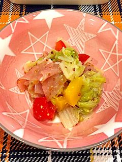 即完成☆白菜と生ハムのマスタードマリネ-レシピのメイン写真