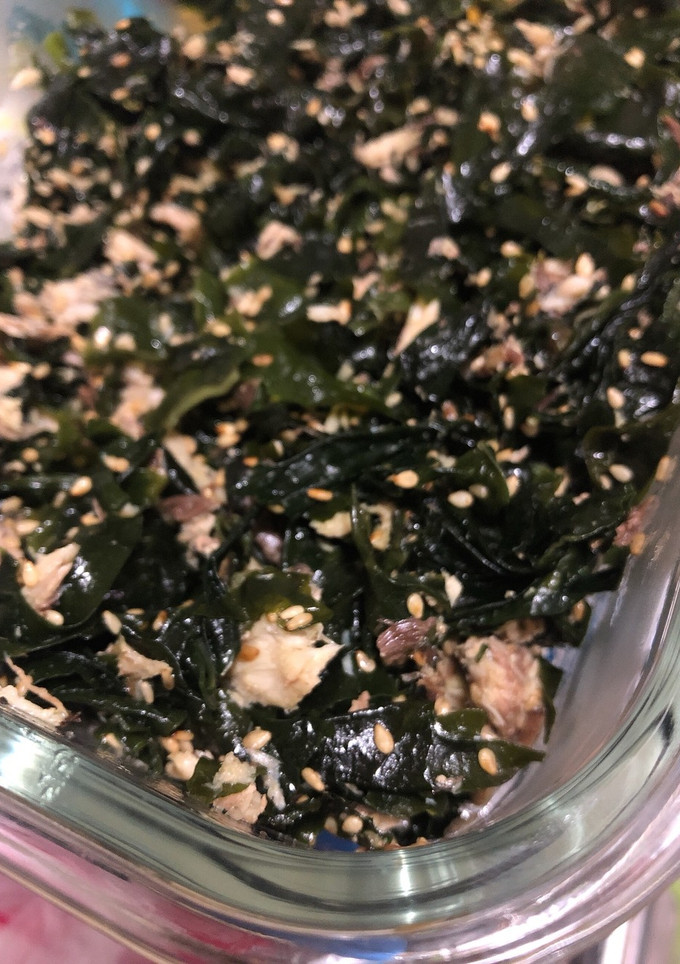 鯖とわかめの塩炒め-レシピのメイン写真