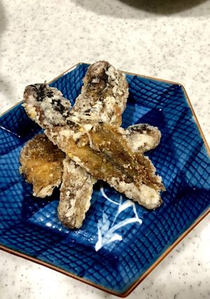 今が旬さんまの中骨煎餅-レシピのメイン写真