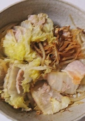豚肉と白菜の昆布茶蒸し-レシピのメイン写真