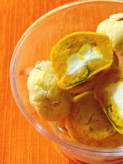 レンチンかぼちゃとさつまいもの野菜団子-レシピのメイン写真