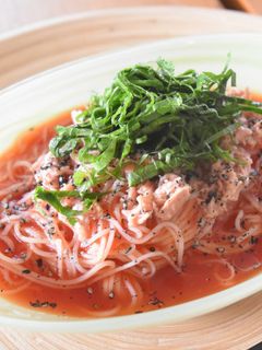 トマトジュースでツナそうめん-レシピのメイン写真