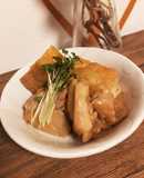 市販タレで時短♡厚揚げと鶏肉の生姜風煮物