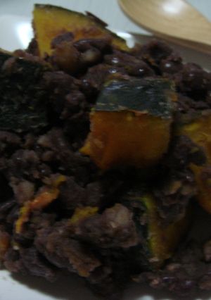 *マクロビ&薬膳*私好みの小豆南瓜☆-レシピのメイン写真