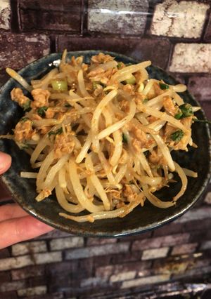 レンジで簡単カレーもやしツナナムル☆-レシピのメイン写真