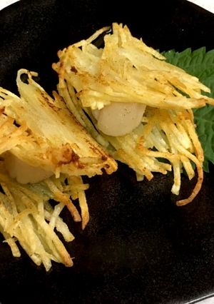 帆立のカリカリじゃがいもガレットサンド☆-レシピのメイン写真