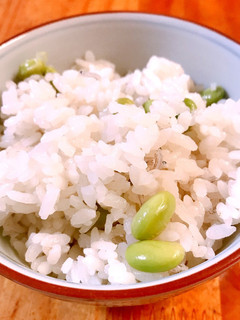 枝豆とじゃこの炊き込みご飯-レシピのメイン写真