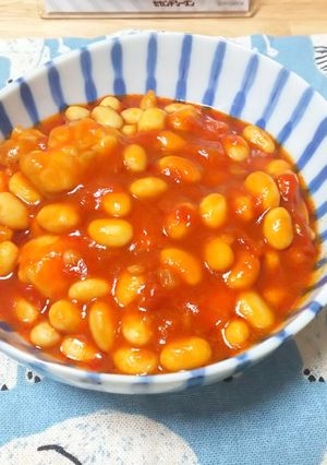 チキンと大豆のトマトソース煮込み-レシピのメイン写真