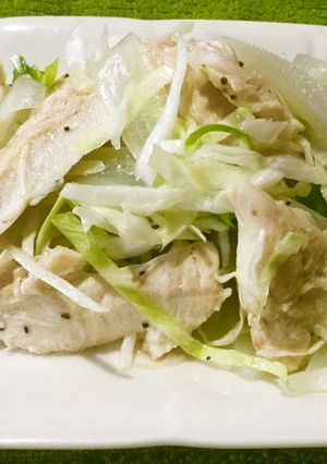 ♪簡単ヘルシーササミと野菜のマリネサラダ-レシピのメイン写真