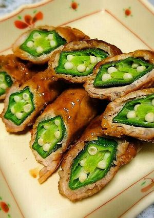 オクラの肉巻き♪-レシピのメイン写真